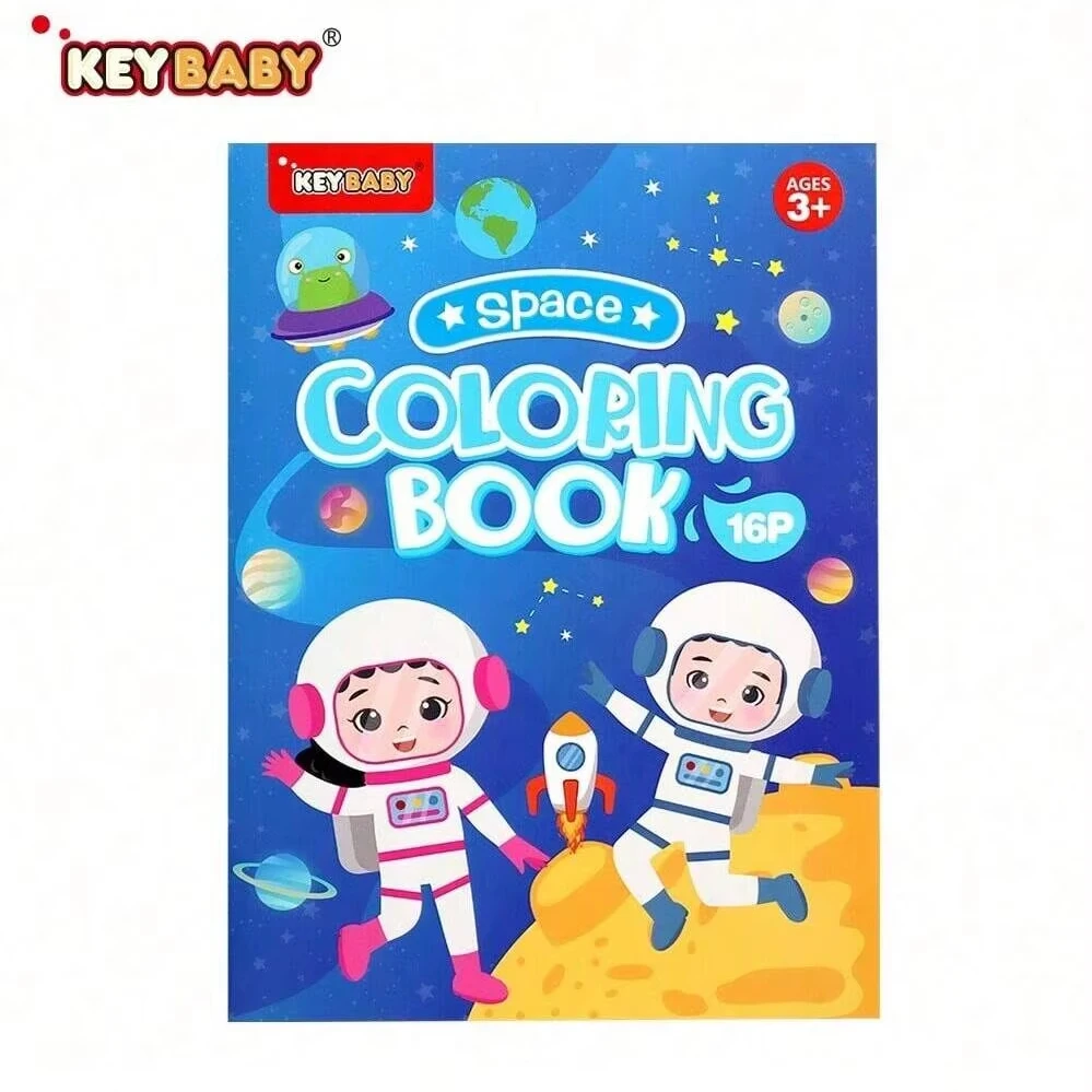 Customize KEYBABY High Quality Coloring Book Educational Toys Drawing Offset Printing Service with Custom Logo