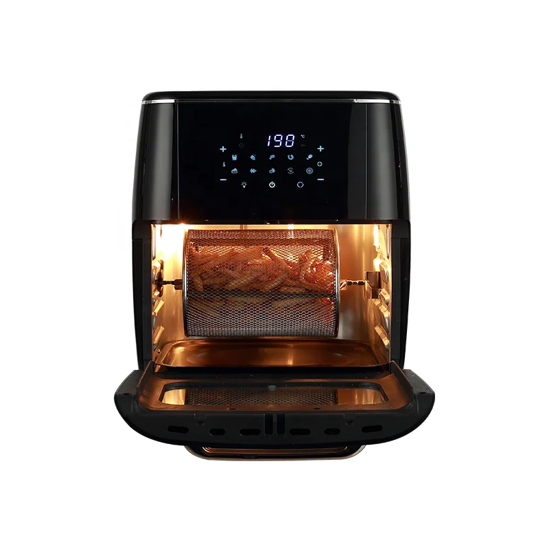 13l Electric Digital Air Fryer Oven With 10 Cooking Presets Rotisserie Dehydrator Oilless Cooker