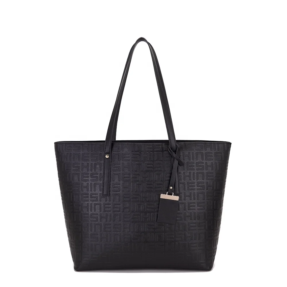 Custom Logo Brands Latest Style Printing Ladies Handbag Women Shopping Bag Handbags Fashion Luxury Leather Bags Set for Women