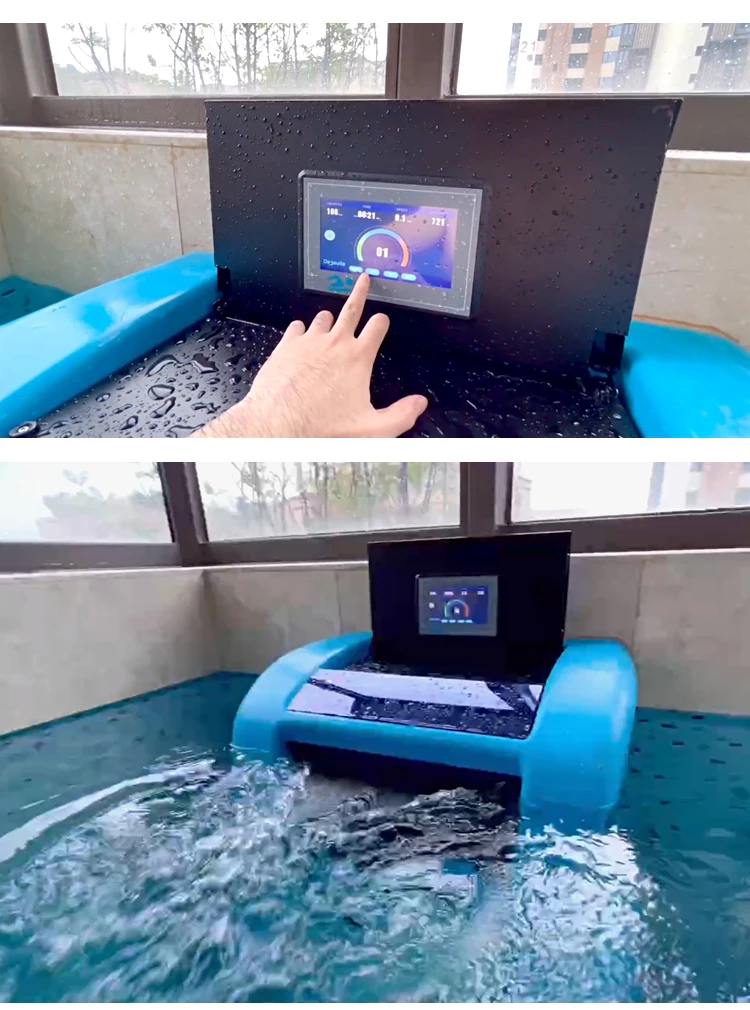 Swimming Pool Wave Generator - Degaulle Counter Current Jet