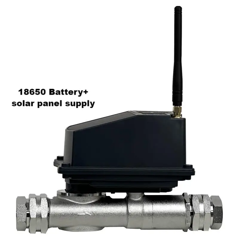 LORA Connect Solar Powered Irrigation Controller Greenhouse Smart Wireless  Actuator for Farm Motorized Ball Valve