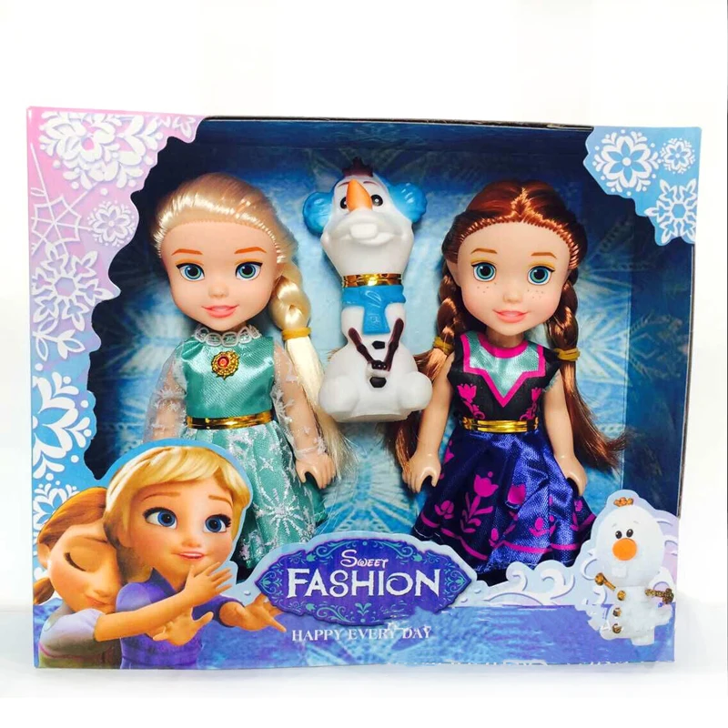 mini anna and elsa dolls