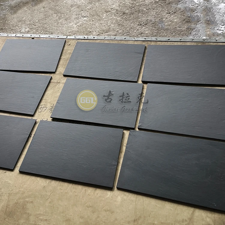 Factory Supplie Black Slate Tile Nature Stone Tile for Building Exterior Wall Decoration