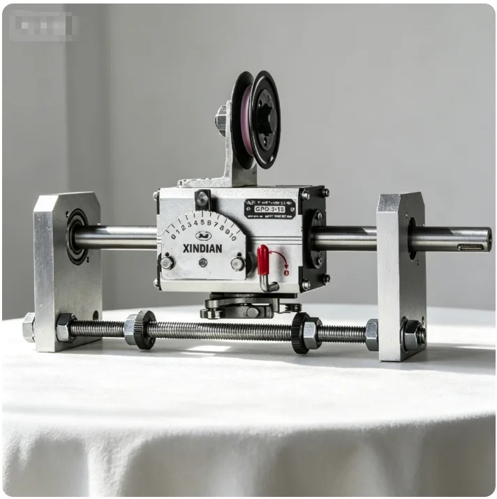 Automatic Winding Equipment Aluminum Material Wire Spooling Machine GP15C Rolling Ring Drive Linear Traverse Unit with Bearing