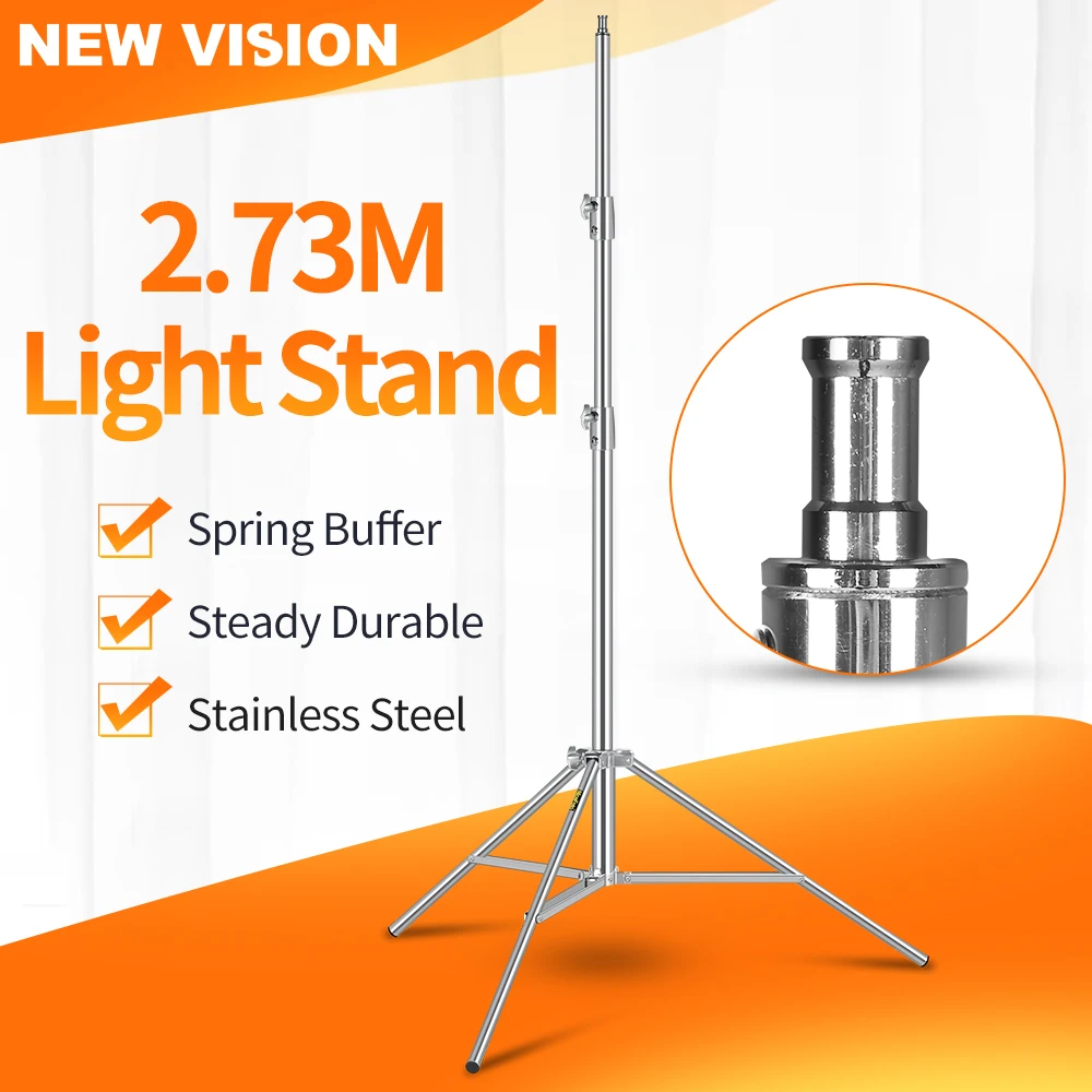 Modèle de boîte à lumière noire-Trépied pour Softbox Light Stand