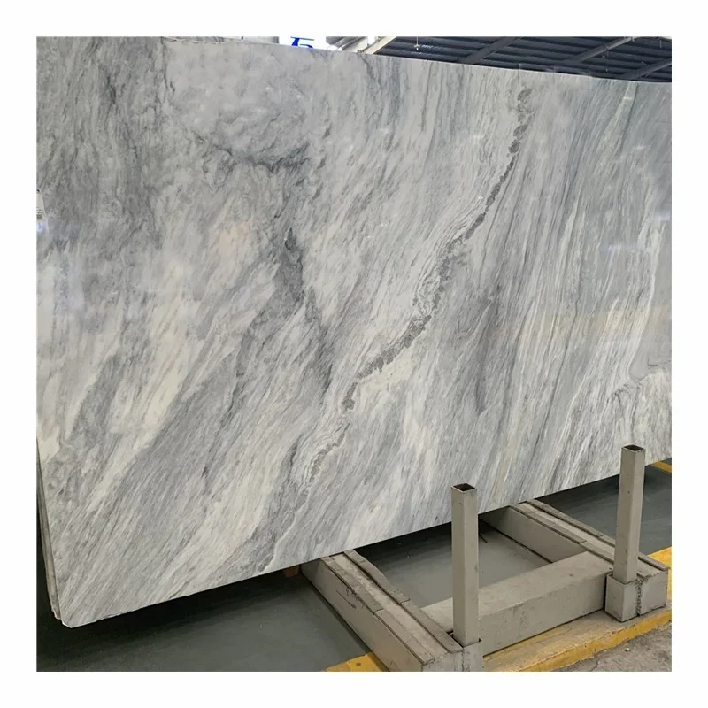 Vật liệu ốp tường màu xám: đá phiến Himalaya và Ý, đá cẩm thạch xám kỹ thuật