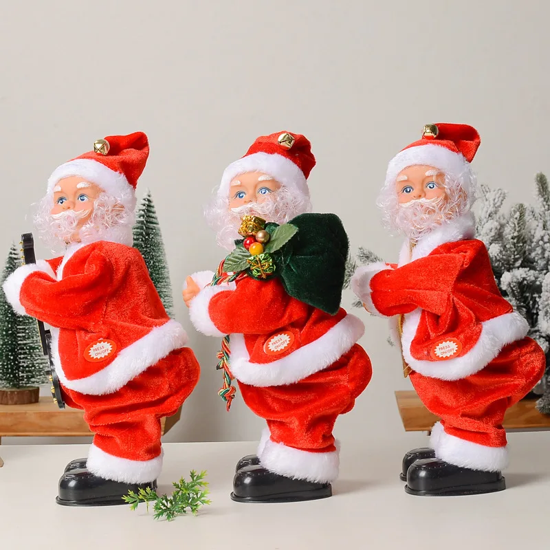 Set 4 Ammortizzatori Per Racchetta Da Tennis - Tema Natalizio: Babbo Natale, Pupazzo Di Neve E Renna - 2