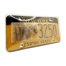 Custom USA size Clear Car Number Plate Plastic License Plate Clear Hider Transparent Protect Cover Blur Smoked Bubble Shields