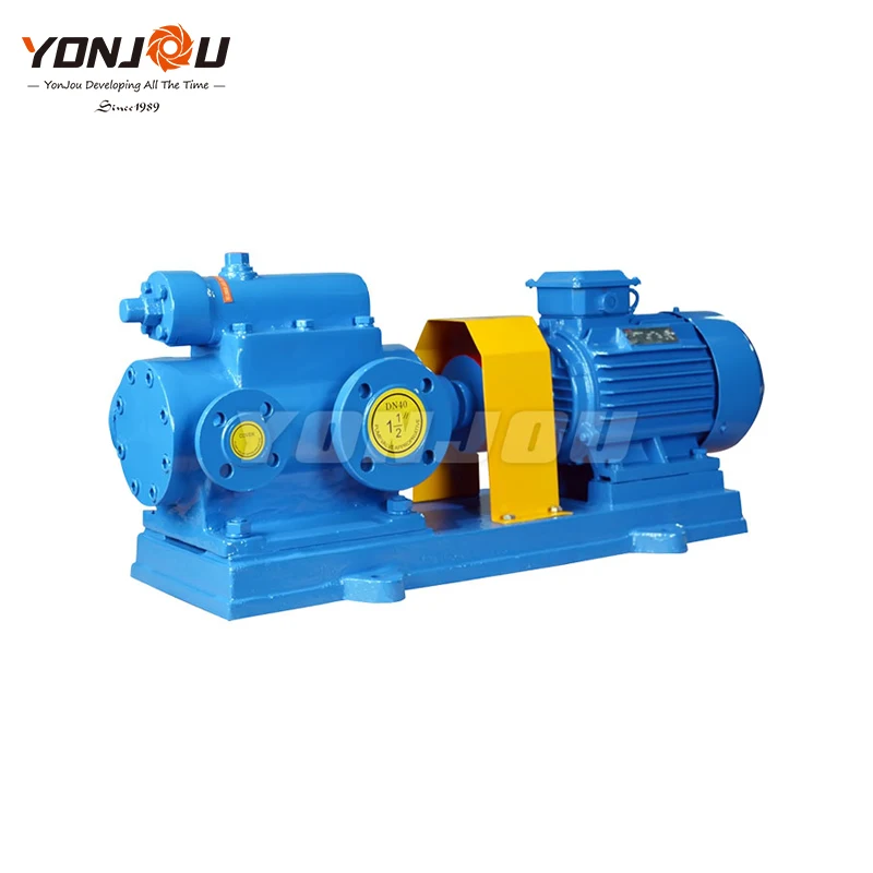 Cargo Oil Pump High Viscosity Asphalt Bitumen Rotary Screw Pump High Pressure OEM YONJOU LQ3G 177HP 132kW