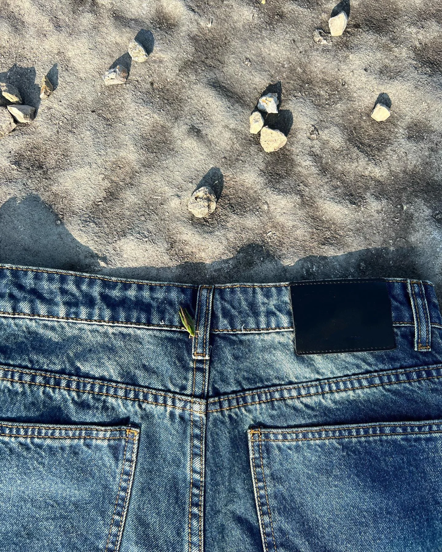 Custom Streetwear Summer Knee Length Cotton Baggy Vintage Wash Distressed Flared Bermuda Trousers Denim Jorts Jeans Shorts Men gallery 4