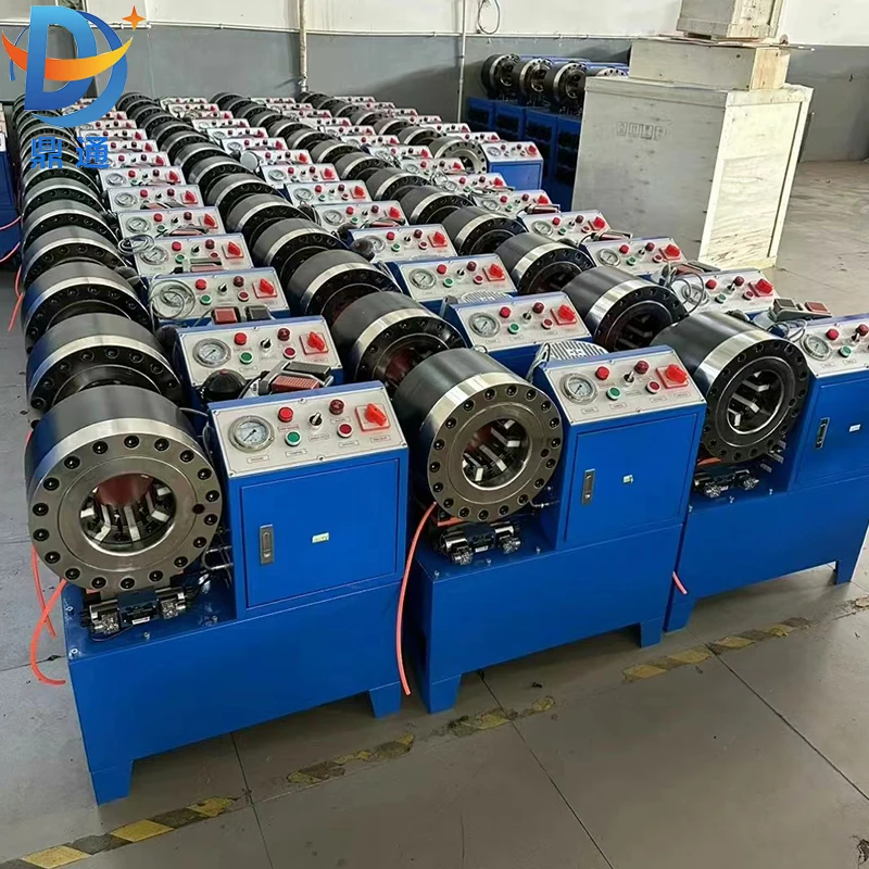 Vertical Flexible Gates Hose Crimping Hydroulicd Press Machine Crimping ...