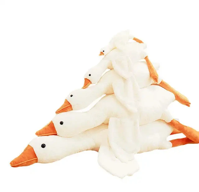 Factory Directly 130cm Popular Selling Cute Big White Goose Pillow Plush Toys