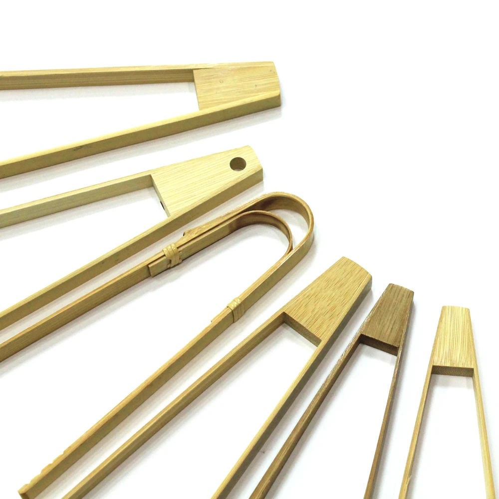 Made in Japan Tongs Natural Bamboo Kitchen Utensils Product 2024 Utensil Serving Wooden Bamboo Kitchenware Kitchen Mini Tong