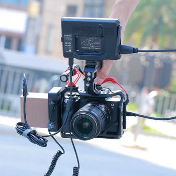 KingMa Multi-hole Aluminium Alloy DSLR Sony Camera Cage Video Vlog Camera Cage Accessory for Sony A7R4/A74/A7S3/A7R3/A7M3 detail image