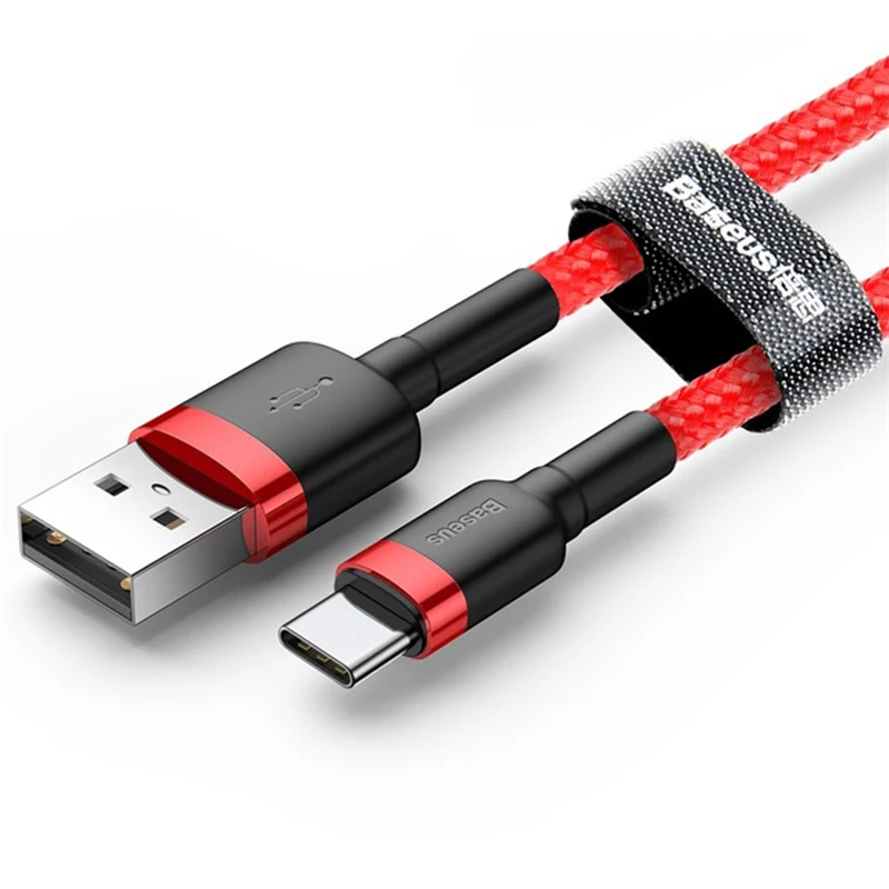 0.5m 3a Fast Charging Usb Type C Braided Cable For Samsung