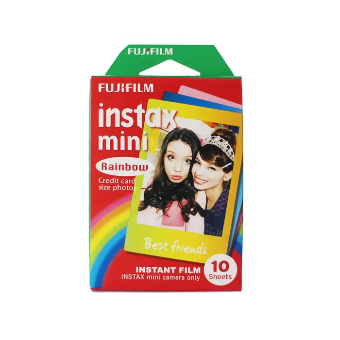 Lerp & fujifilm rainbow instax mini 9 пленка instax filme fuji instax mini