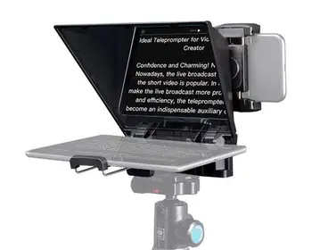 FEELWORLD Mini Teleprompter  8" Smartphone/Tablet Prompting  DSLR Shooting with APP Remote Control TP2A DSLR Teleprompter detail image