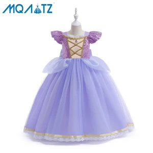 Summer Kids Princess Girls Dresses Cosplay Costume Dress Princess Little Girl Cosplay Dress