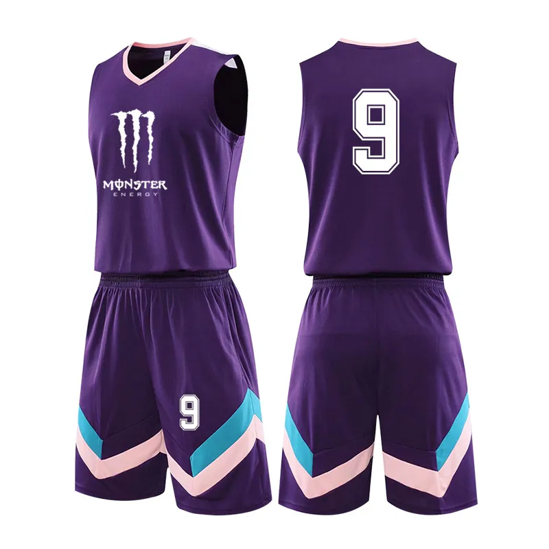 BSKX13 Purple Sublimation Personalized Cool Basketball