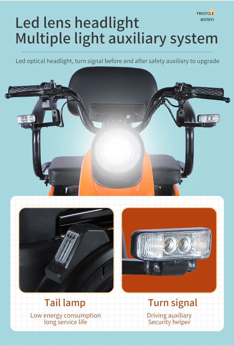 Paige Handicap Electric Tricycle Moto Liegerad Water Etrikes Electric