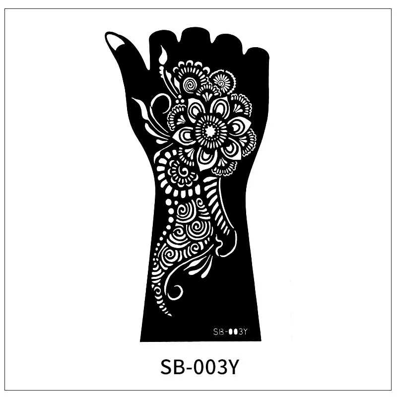 Buy Popular henna Sticker Temporary Tattoo Body Art Mahndi Stencil  Indian/arabic Eid Wedding Online in India - Etsy