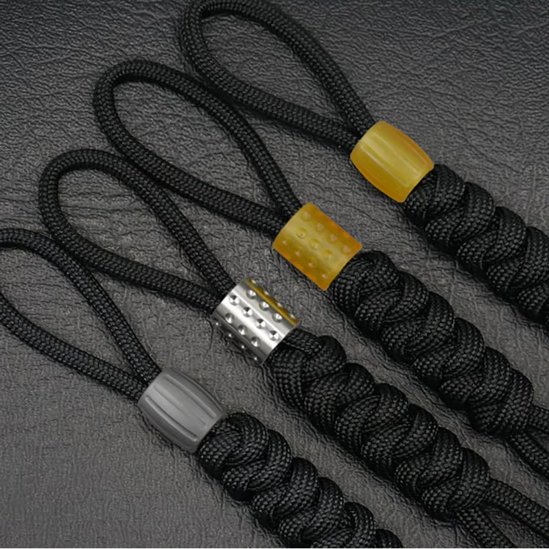 Wholesale Unique Amber EDC ULTEM Knife Bead for Lanyard Paracord