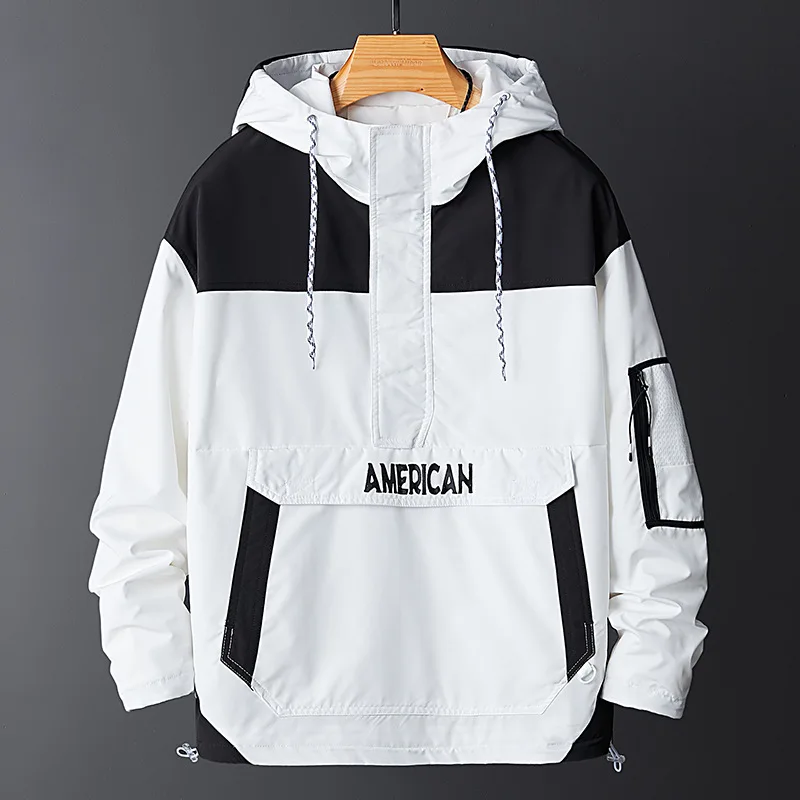 plus size windbreaker pullover