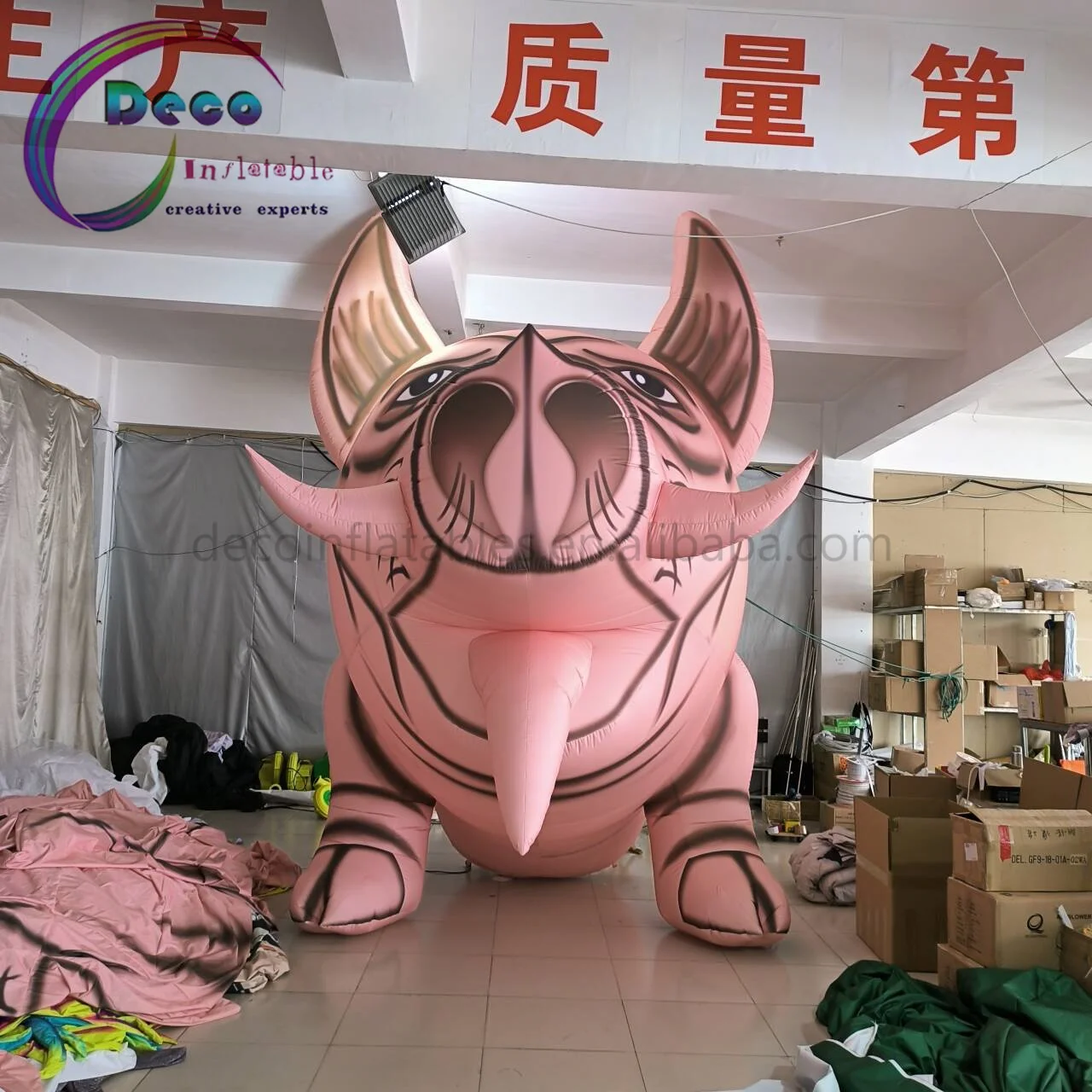 Newest pink Giant Inflatable Pig for Advertising Promotion