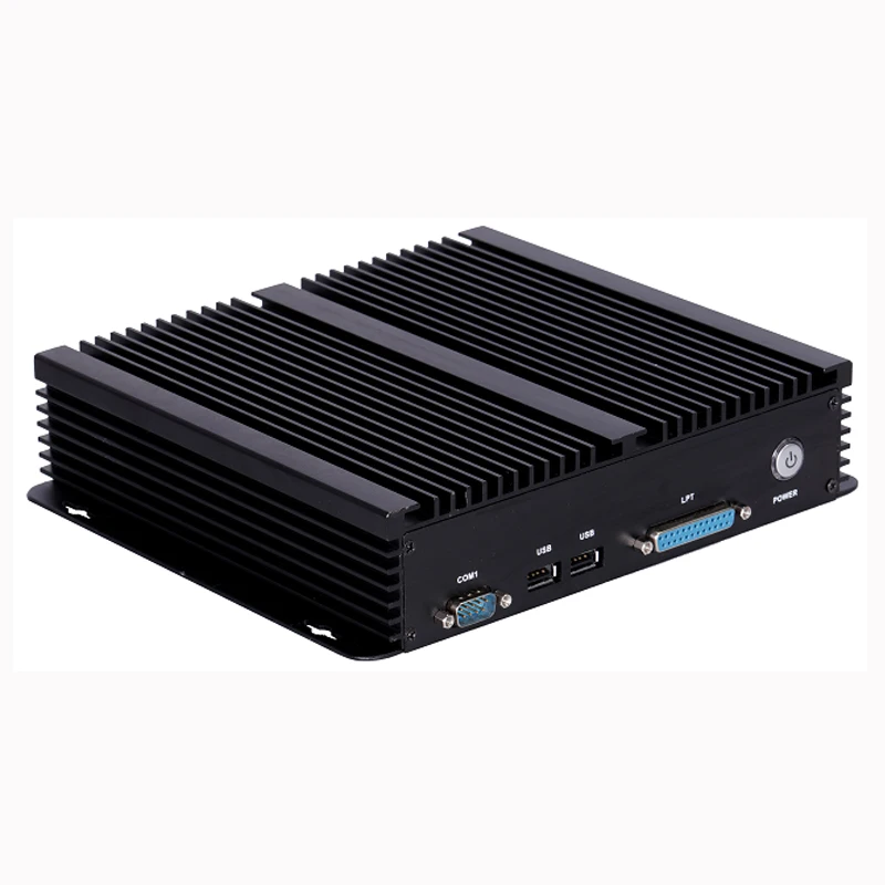 Dual LAN Display Mini Fanless PC RS485 Mini Embedded Computer with AU US CN Plugs New Product