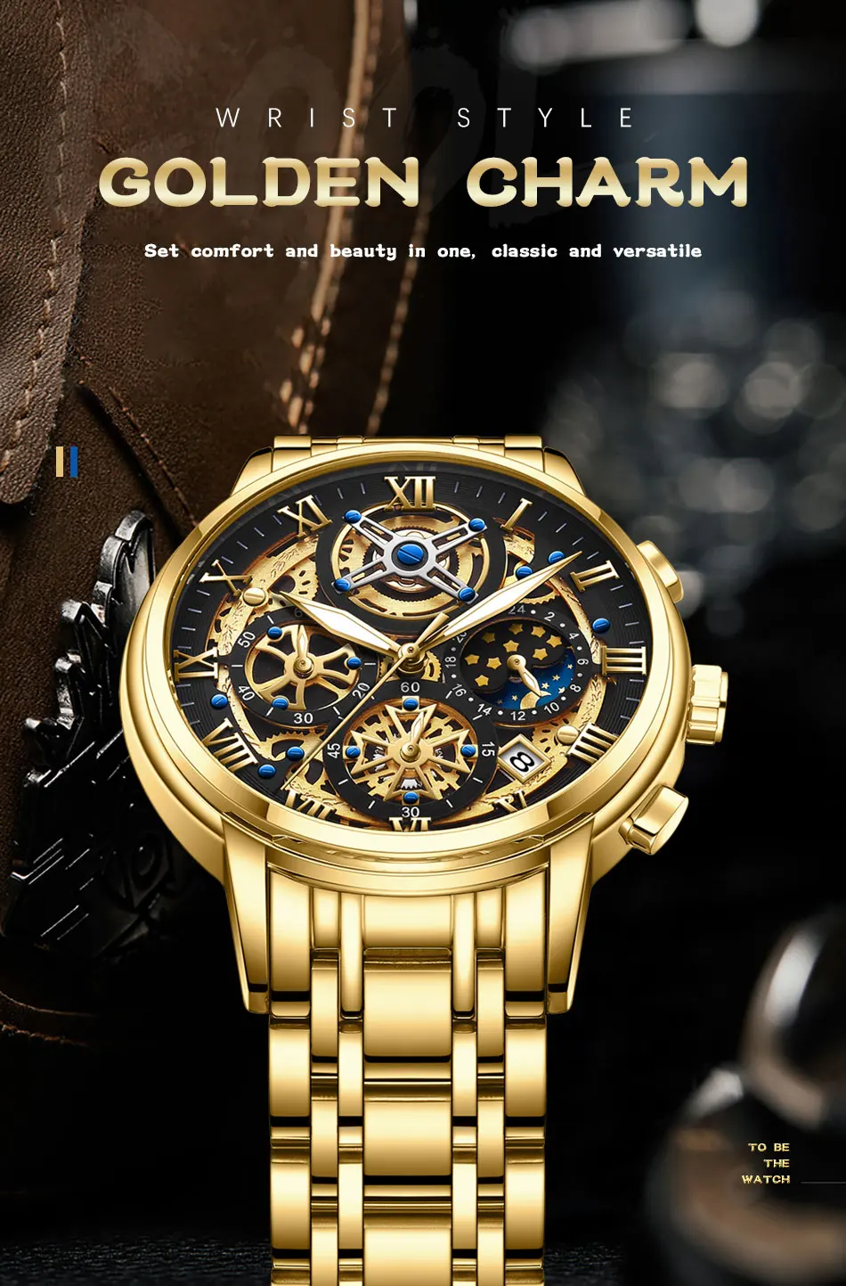 Luxury gold watches for men hotsell