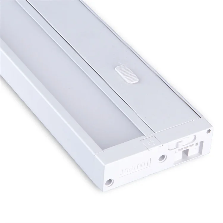 120 Volt Dimmable Motion Sensor Surface Mounted Led Under Cabinet Lighting Hardwired Closet Light With Power Port for Kitchen