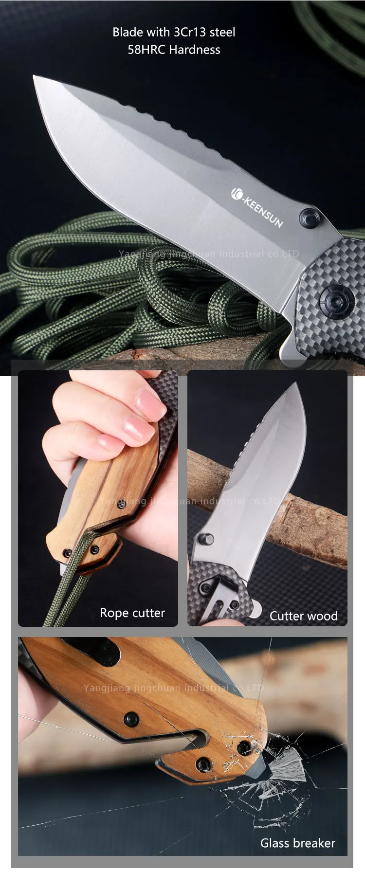 X50 Trending 2023 Outdoor Camping Knife Survival Tactical Hunting ...