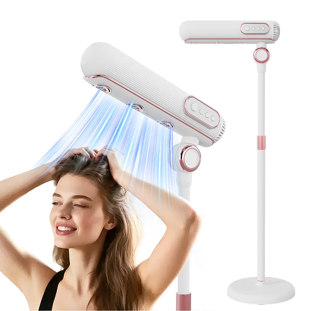メーカー不明　Standing Hair Dryer Lazy Hands Free Stand Hair Dryer pink Standing Hair Dryer Vertical