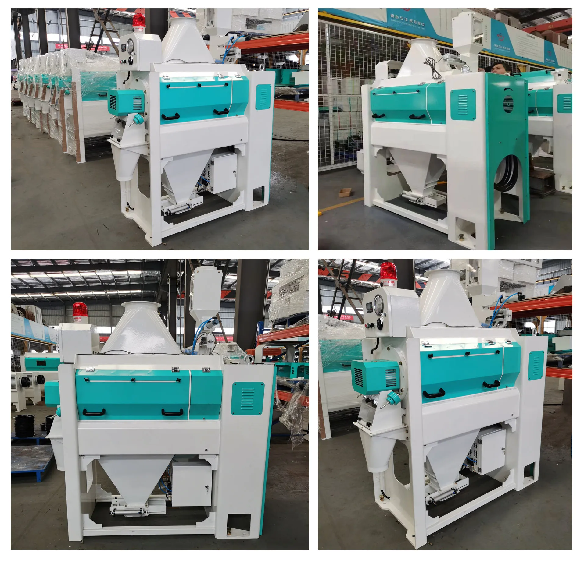Wufeng Rice Whitening Machine Rice Huller Hulling Machine with Grain Suction Blower on Sale