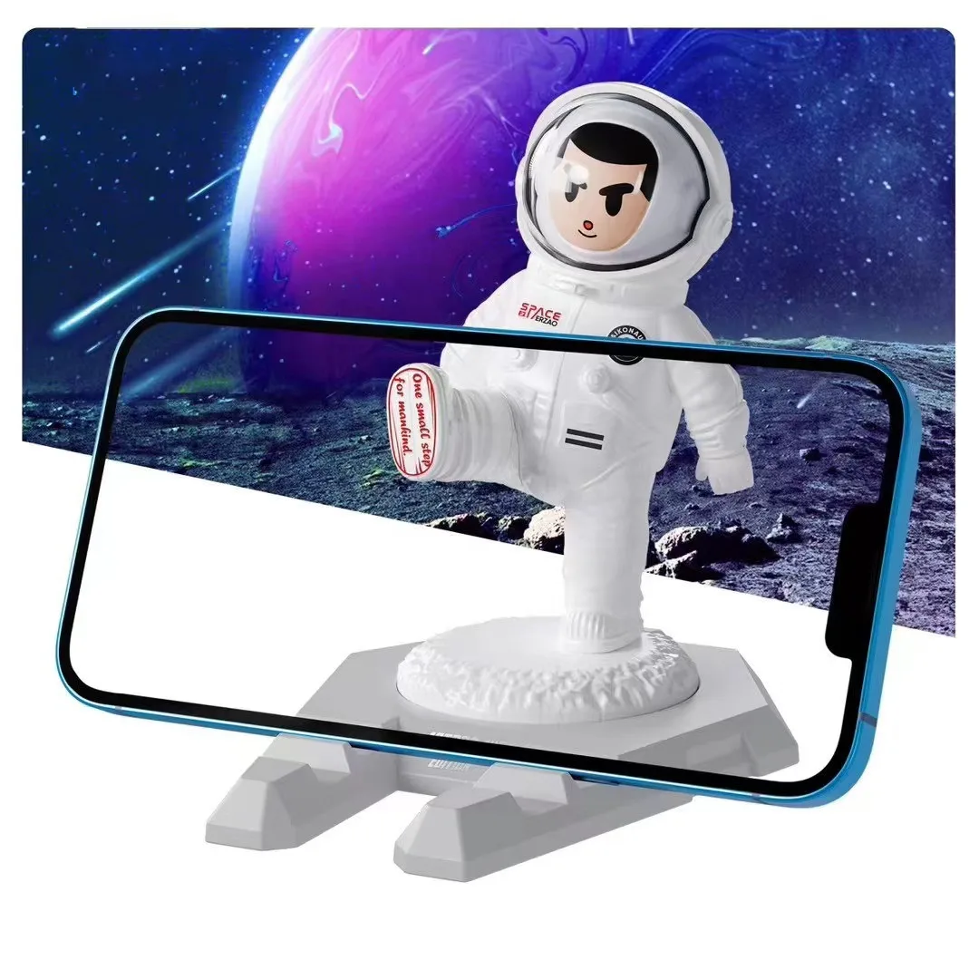 Astronaut Funny Phone Holder Funny Cartoon Astronaut Tablet Stand