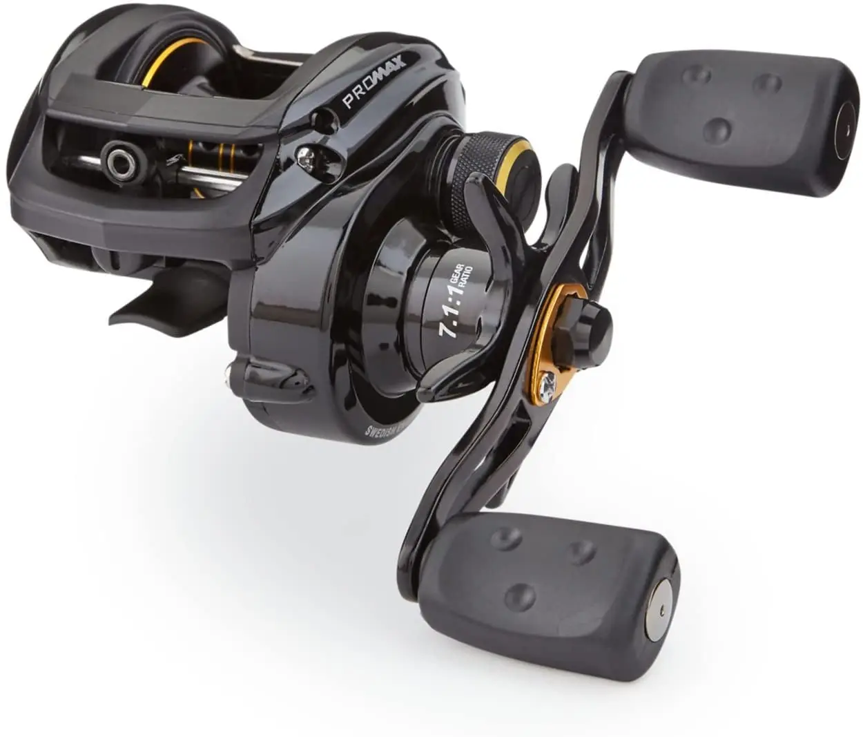 Abu Garcia Pro Max 207g Baitcasting Reel 7.1:1 Gear Ratio, 7+1BB for  Saltwater Fishing - Quality Performance Sea Fishing Reel