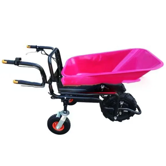 Gasoline Engine/electric Heavy Duty Wheel Barrow Motorized Power