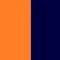 Orange / Navy