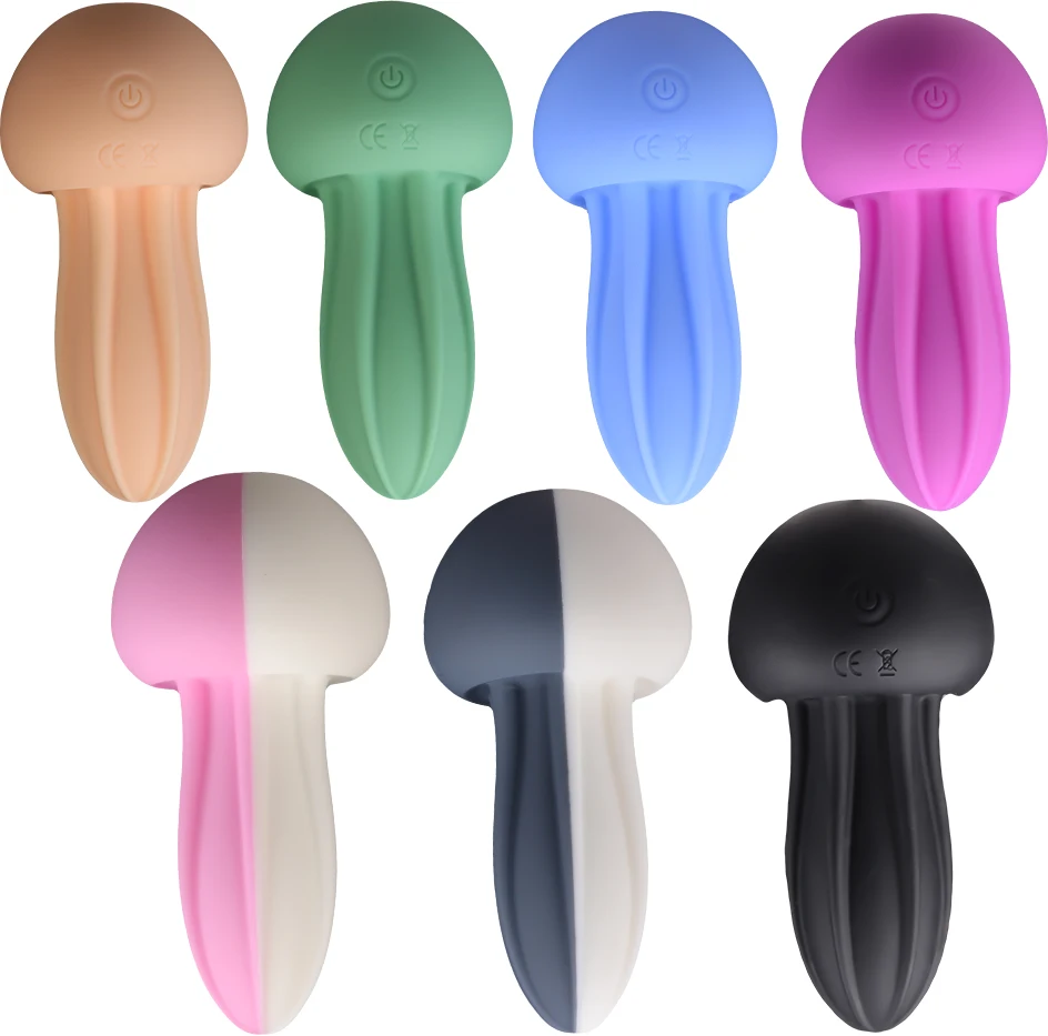 CITYFUN Mushroom Shaped Vibrator Small Massage Wand Bullet Vibrator Massage Egg Clitoris Stimulator Sex Toys for Women