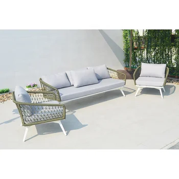 Luxury hotel outdoor cane wicker rattan coffee sofa chairs garden furniture patio outdoor furniture garden sets