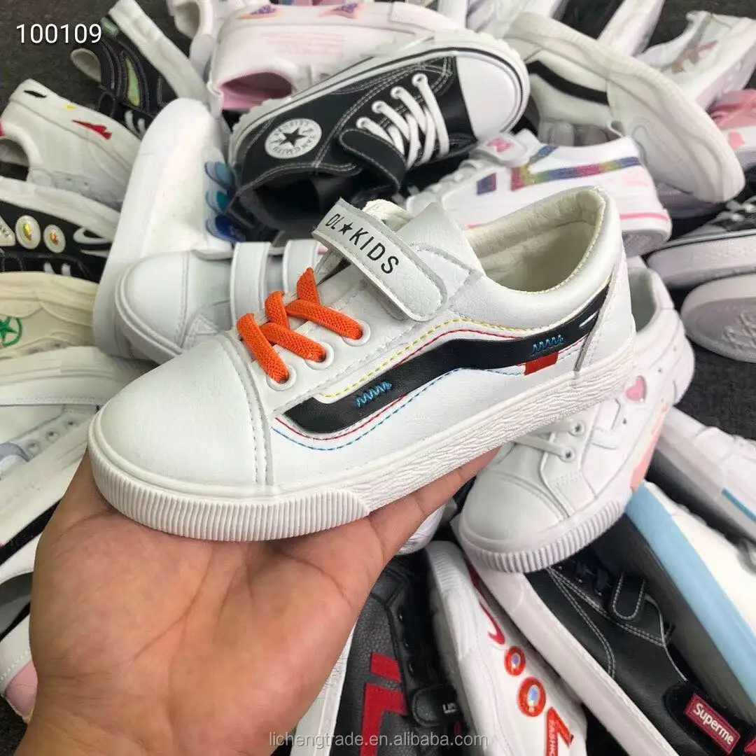 Wholesale Factory Kids Child Black White Customized Designer Casual Cheap  Boy Sneakers School Shoes for Children - China Trend Sneakers Flat Custom  Footwear and Brand Designer Canvas Shoes price