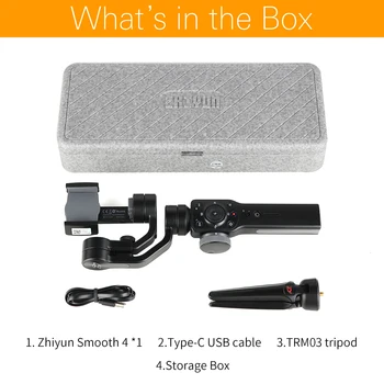 Zhiyun Smooth 4 3-Axis Handheld Smartphone Gimbal Stabilizer for iPhone X 8 7P Samsung S9 S9+ S8 PK Smooth Q DJI Osmo 2 detail image