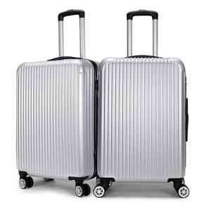 Factory Custom Durable Waterproof Multi Color Abs Luggage Trolley Carry on Luggage Suitcase With Silent Wheels