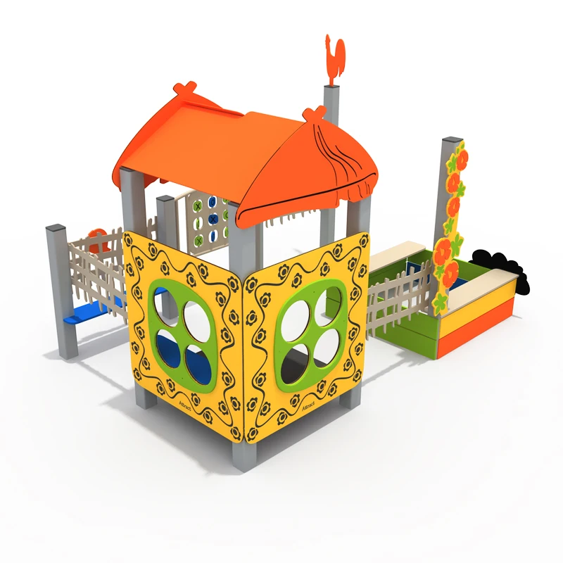 High Quality Fun Shape Bus Spring Rider Car Toy for Kids PE & Steel for Adventure Park Public & School Playground