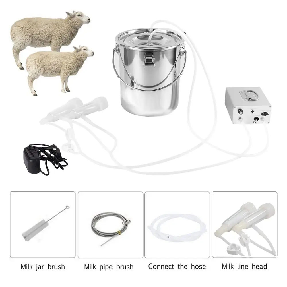 Goat Milking Machine, Portable Pulsation Vacuum Pump Cow or Goat