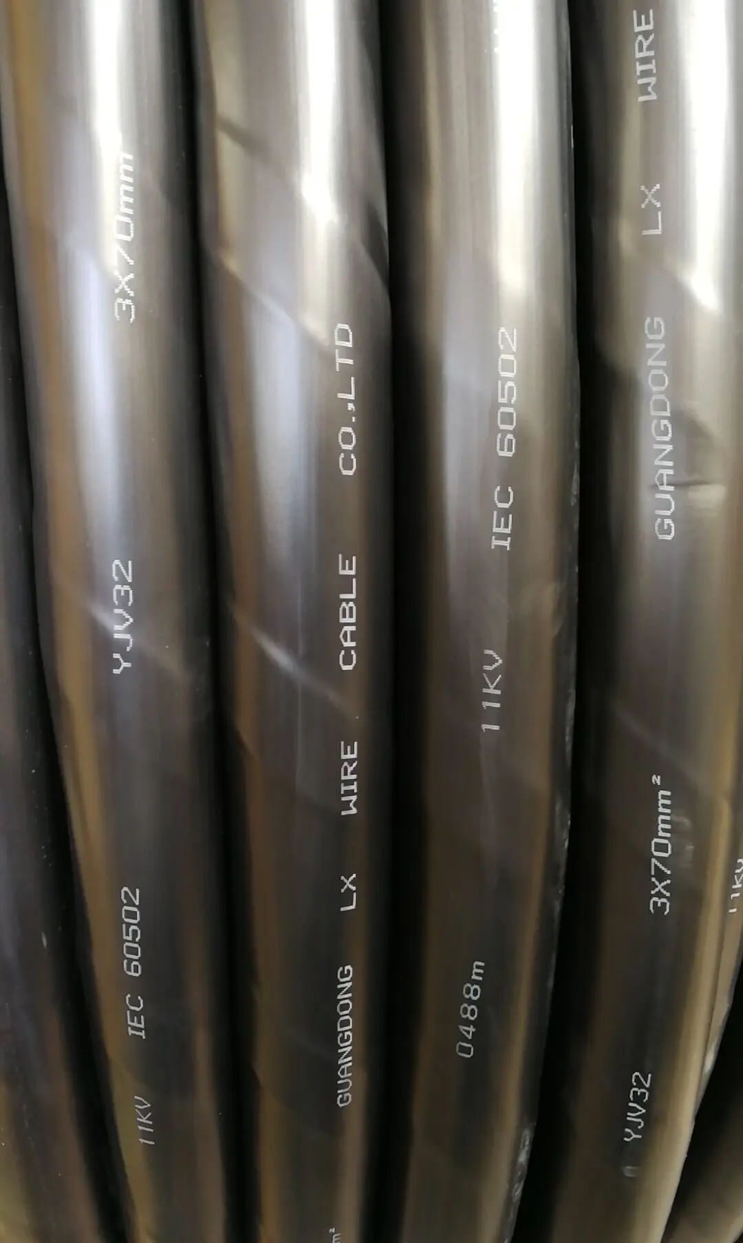 Армированный силовой кабель YJV32 11KV 3x70 мм2 xlpe