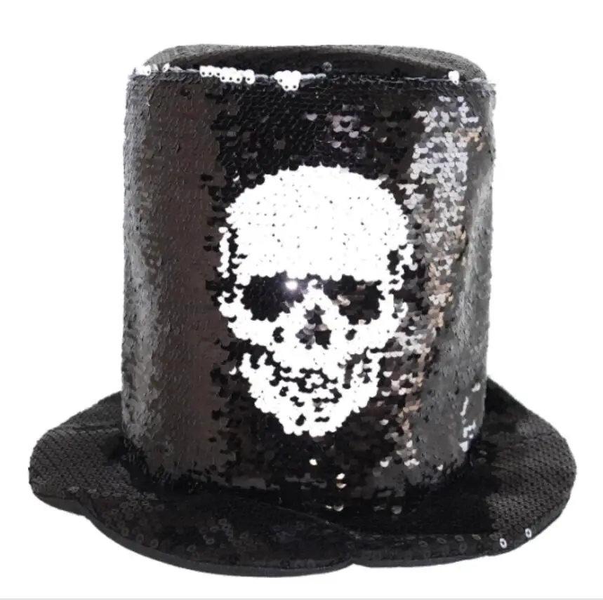 Оптовая продажа двусторонняя шляпа с блестками для вечеринки мягкая взрослых Марди Гра.