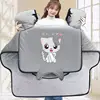 Single grip cover (thickened one-piece scarf) Gray kitten