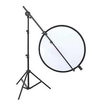 Yiscaxia Extendable Boom Arm Bar for Boom Stand, Max 170cm Long Reflector Holder, Lighting Mount With Universal Stud Adapter detail image