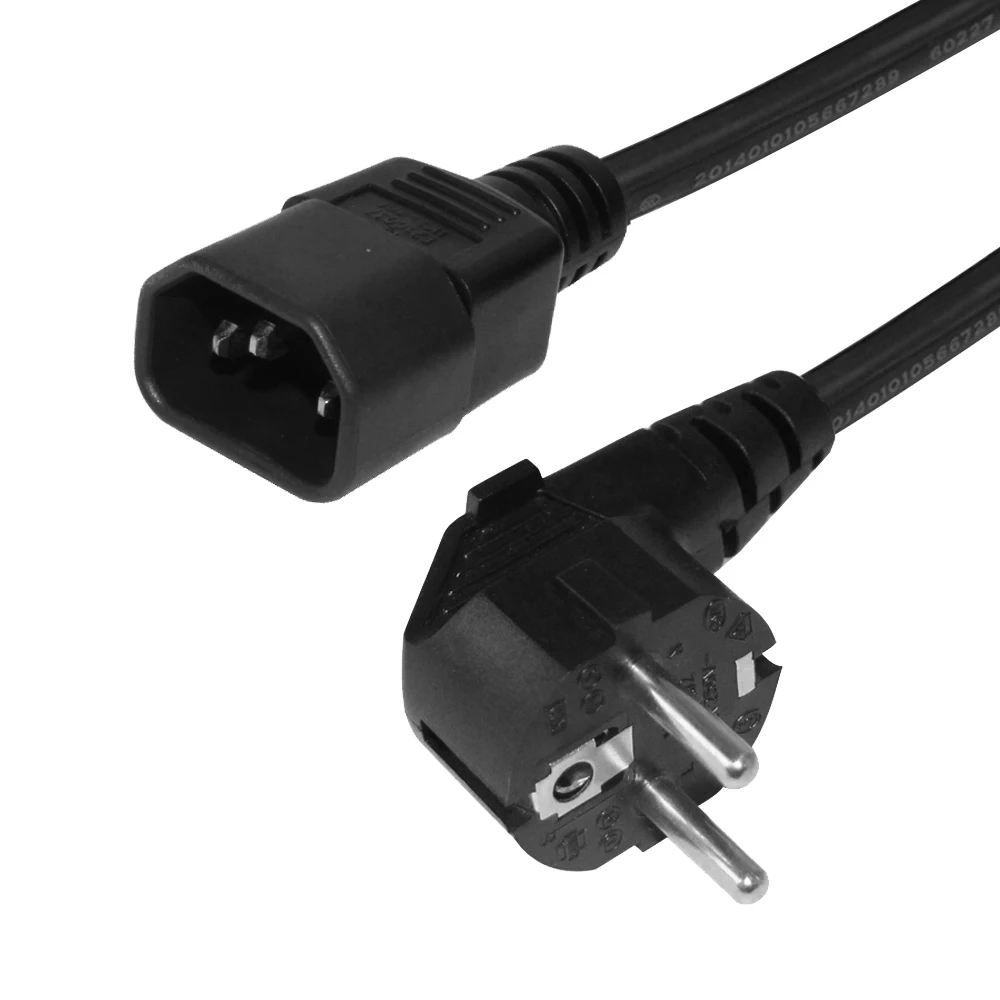 European 3 Pin To Iec C5 Power Cord for Notebook 25